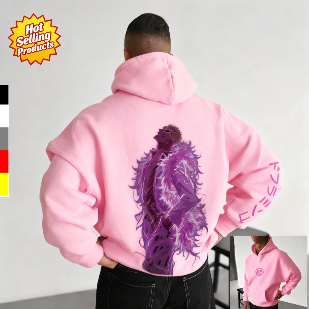 Anime Merchandise Shop - قطعة واحدة هوديي Donquixote Doflamingo جديد