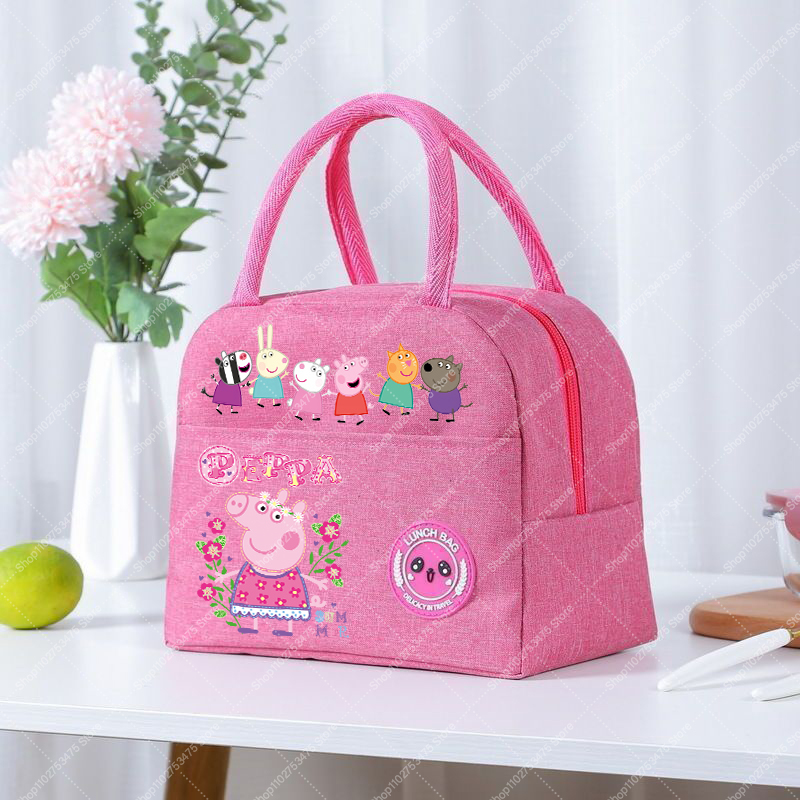 Anime Tote Bag - حقيبة غداء أنيمي لطيفة للفتيات، حقيبة