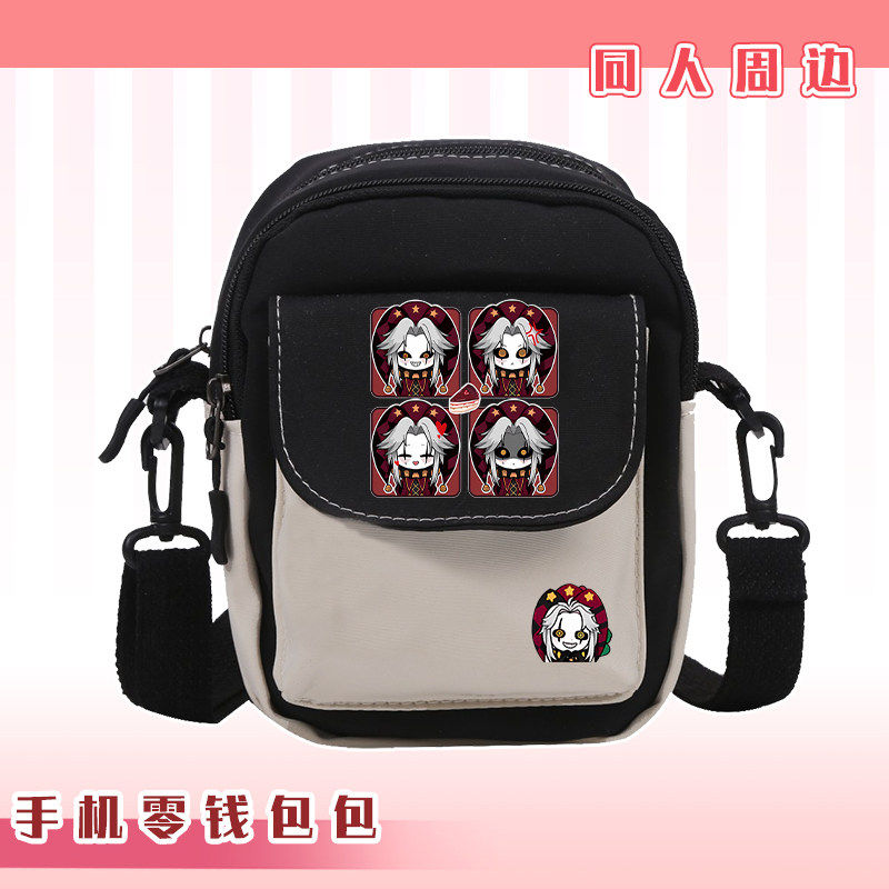Anime Merch Shopping - حقيبة كتف صغيرة من القماش من