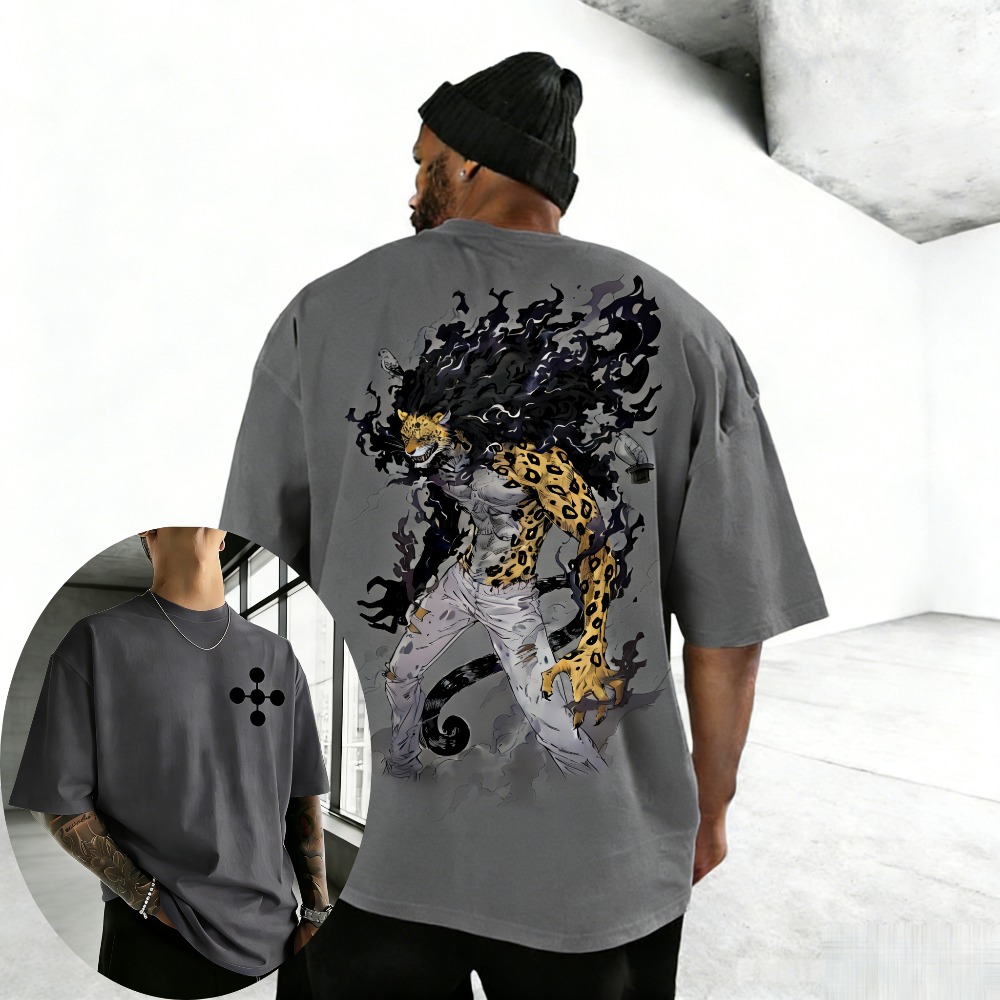 Anime Merchandise Shop - تي شيرت قطني للجنسين بتصميم روب