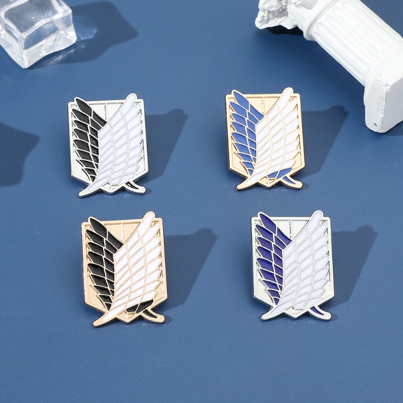 ZXMJ دبوس زينة بتصميم هجوم الع - مراجعة Popular Anime Merchandise وسعره