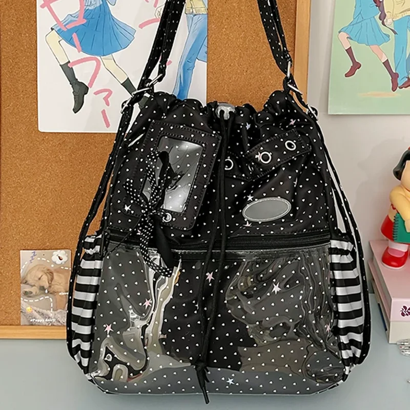 حقيبة ظهر برباط منقط ذات سعة ك - مراجعة Anime Tote Bag وسعره