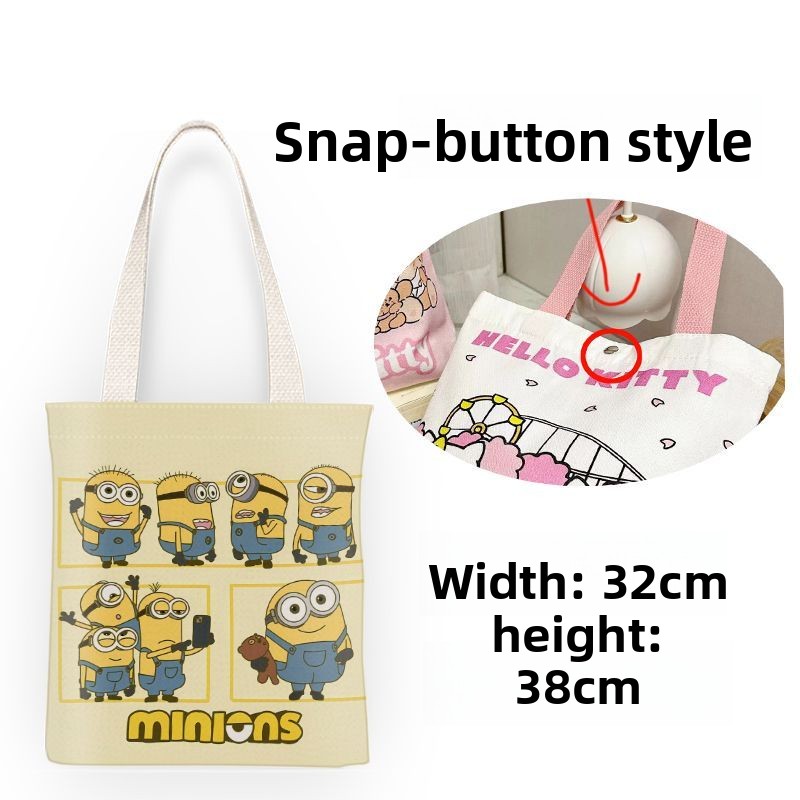 حقيبة قماشية لطيفة بتصميم شخصي - مراجعة Anime Tote Bag وسعره