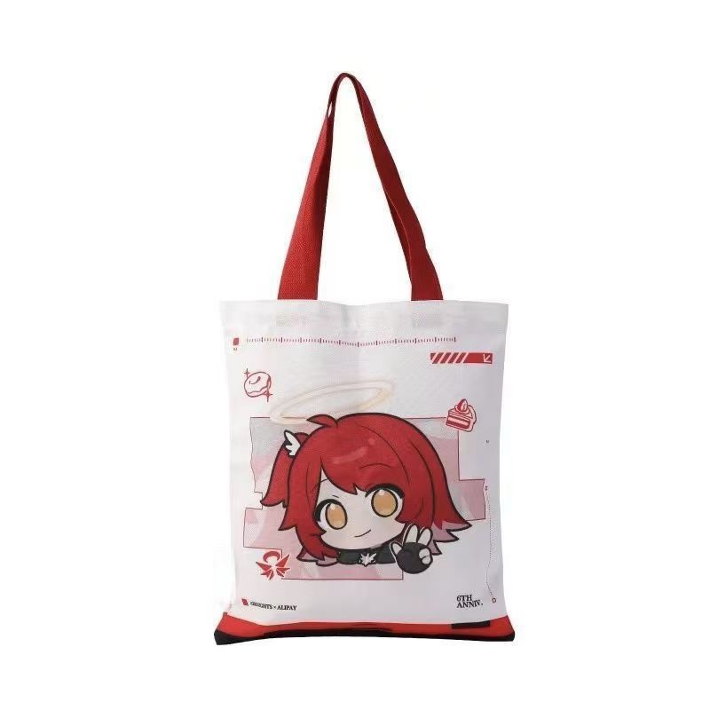 حقيبة قماشية كبيرة السعة بتصمي - مراجعة Anime Merch Shopping وسعره