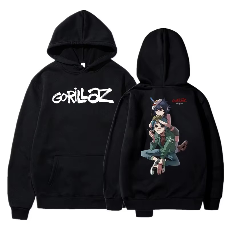 سويت شيرت بتصميم غوريلاز، مغسو - مراجعة Anime Merch Shopping وسعره