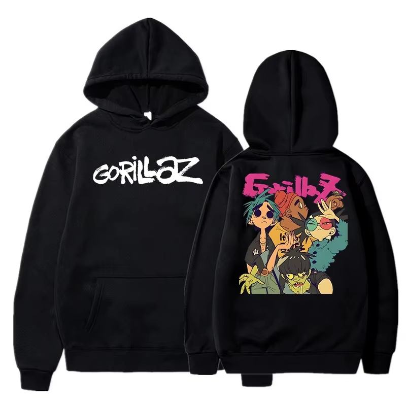 سويت شيرت بتصميم غوريلاز، مغسو - مراجعة Anime Merch Shopping وسعره